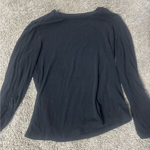 Classic Black Long Sleeve Top
